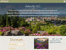 Tablet Screenshot of exploreasheville.com